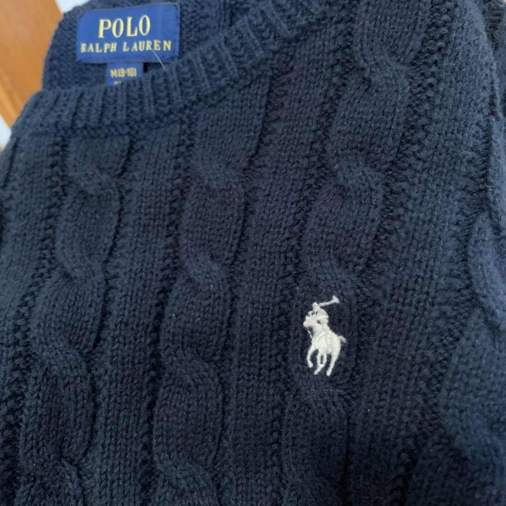 Polo Ralph Lauren cable sweater dress, girls sizeM - Picture 4 of 4